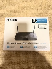 D-Link DSL-2750B ADSL2+ Wi-Fi N300 Modem Router – Brand New – Italian Version