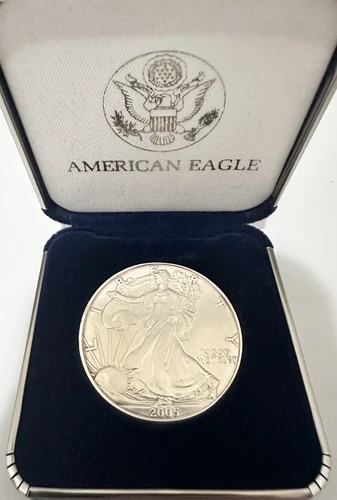 2005 American Silver Eagle 1 Troy oz .999 Coin