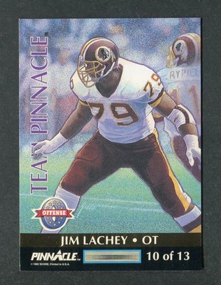 Jim Lachey / William Fuller 1992 Team Pinnacle Football Back to Back Card #10