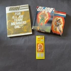 1985 GI JOE COBRA CRIMSON GUARD TRIPLE WIN UNSCRATCHED GAME PIECE w/ EXTRAS NM+