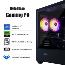 Gamer Xtreme Gaming PC i7, 32GB RAM, 2TB SSD - close-up view