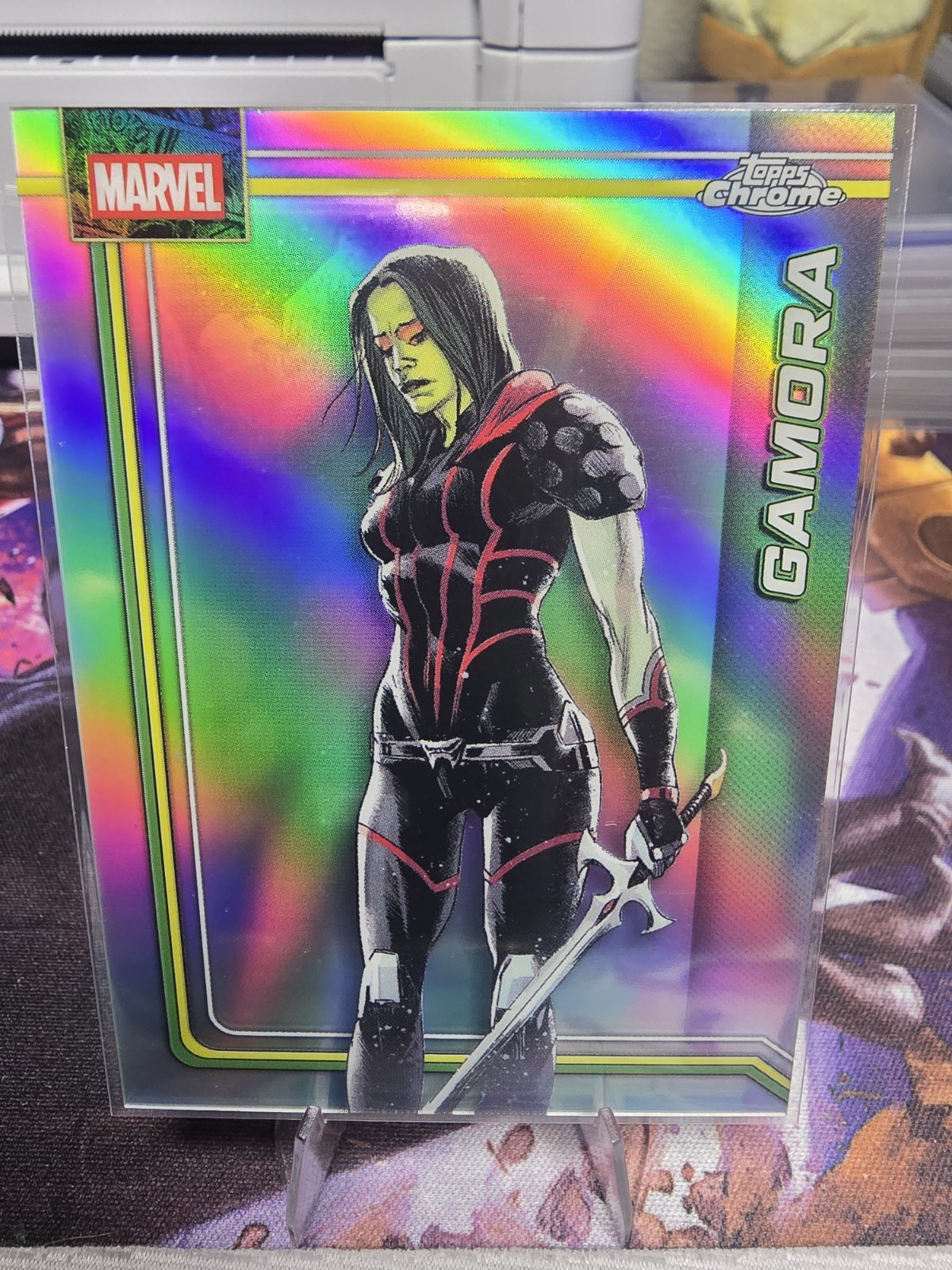 2026 Topps Chrome Marvel GAMORA REFRACTOR #040