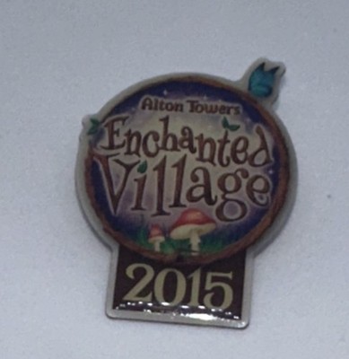 Alton Towers Rare Enchanted Village 2015 Staff Pin Badge Rare Collectible
