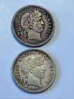 1914p 1908D barber dimes lot