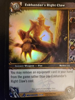 World of Warcraft TCG Raid & Dungeon Deck Treasure Singles -Naxx Mag Onyxia MC +