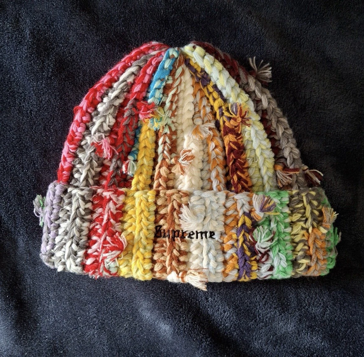 NEW Supreme Hand Tied Beanie FW23 - Multi Color