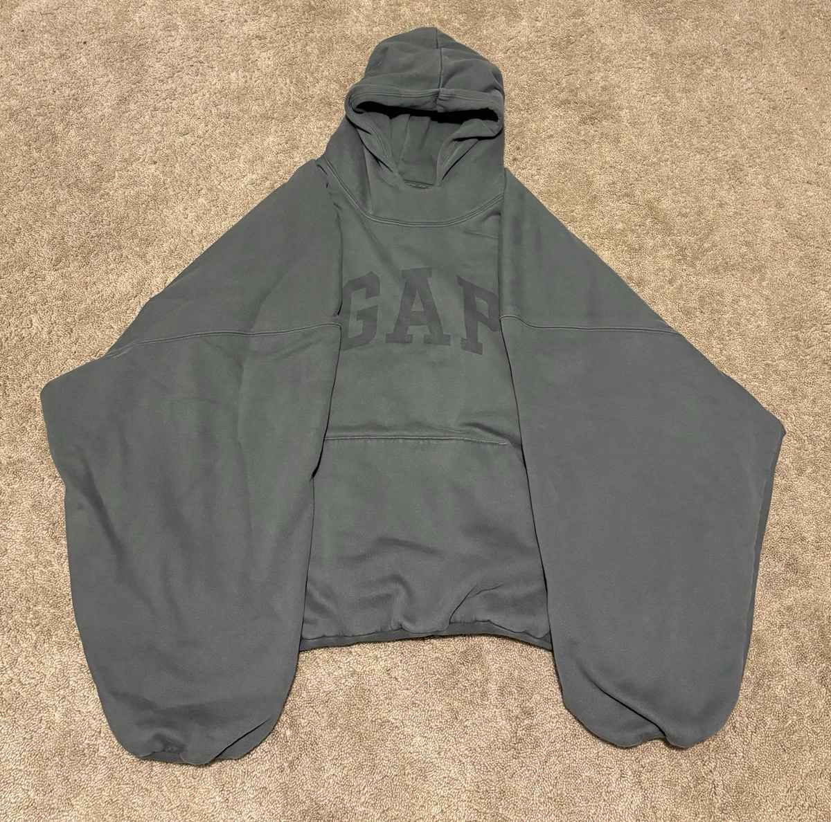 adidas gazelle silver green womens COTTON FLEECE ZIP-UP HOODIE GAP YEEZY – Los Angeles Archive main image 1