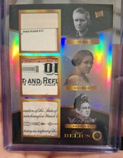 2025 Pieces of the Past Triple Relic Handwritten Curie/Walker/Beasley #588