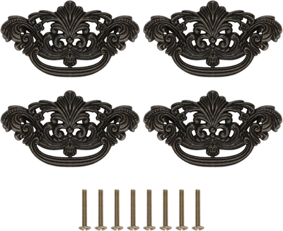 3 inch dresser pulls Antique Brass Cabinet Pulls, 3-Inch, 10-Pack P13431C Gunnar 3-in , 76mm Center