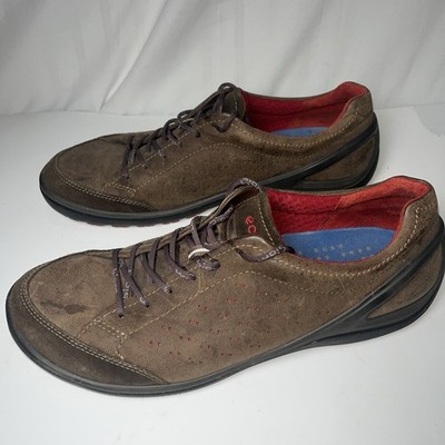 ECCO Biom Grip Men SZ 11/11.5 US 45 EUR Outdoor Active Wear Shoes Brown Leather