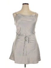Cider Women Silver Cocktail Dress XL