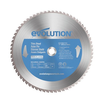 Evolution 14BLADETS Thin Steel Cutting Saw Blade, 14-Inch x 90-Tooth