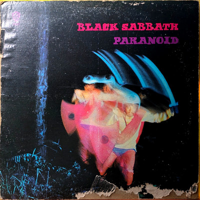 Black Sabbath Paranoid LP 1976 REPRESS GATEFOLD Warner Bros WS