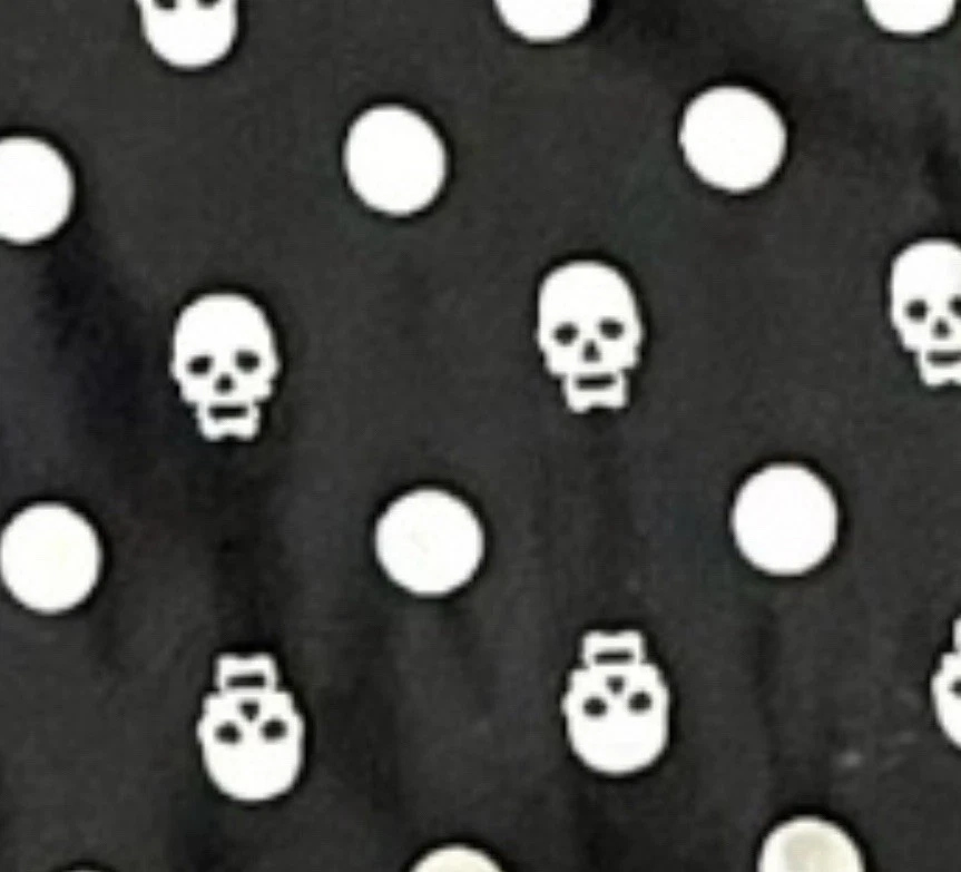 Tankini Torrid Skull Lunares Negro Con Aros Talla 0 (14-16) Excelente Estado Foto 3 de 4