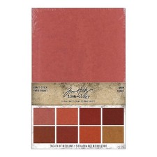 Tim Holtz Idea-Ology Kraft-Stock Stack Craft and Hobby, Warm TH94112