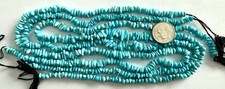 NATURAL ARIZONA SLEEPING BEAUTY TURQUOISE BEADS 18  STRANDS 68 CARATS EACH
