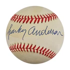 Sparky Anderson Detroit Tigers Autographed OAL Baseball JSA COA