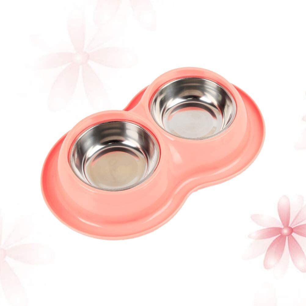 AntiAnt TwoInOne Circular Pet Double Bowl Dog Bowl Cat Feeder Pet