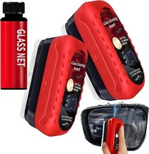 3PCS Automotive Oil Film Cleaning Brush for Car Windows, 9.52 Oz Reusable Glass