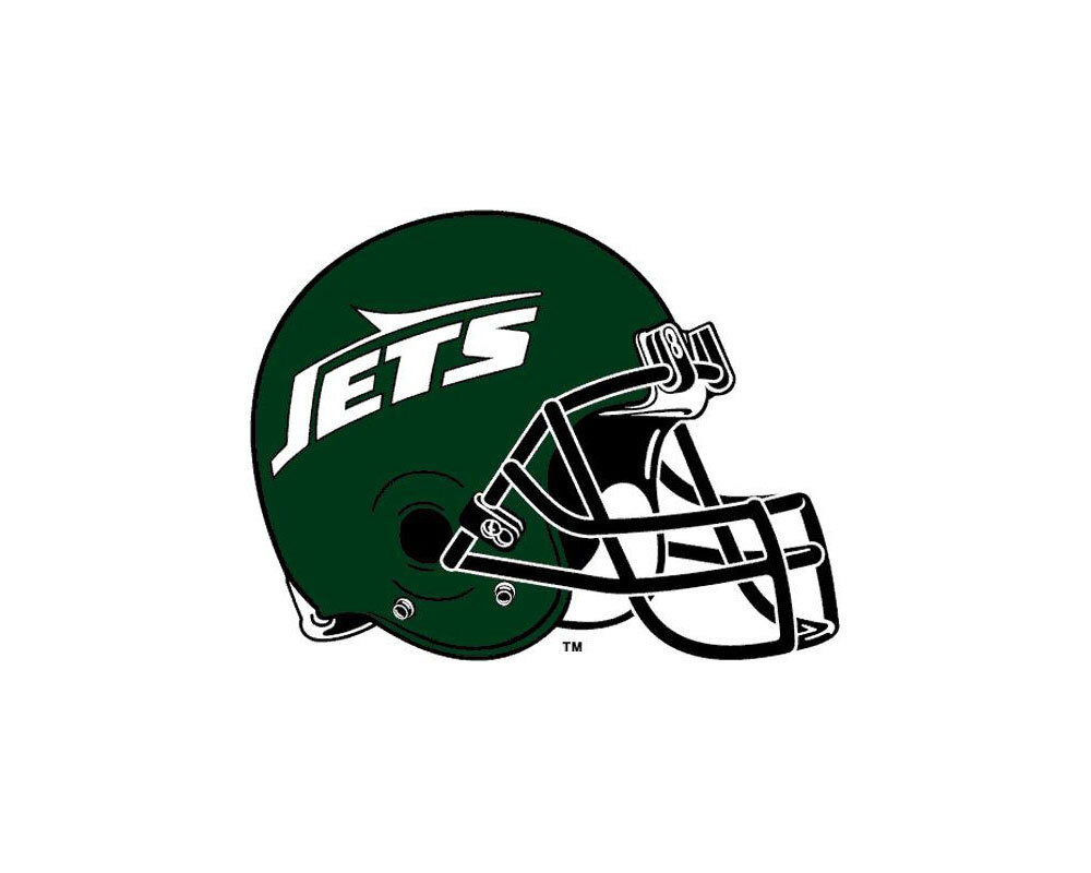 Наклейки/татуировки с логотипом команды New York Jets, 3 упаковки