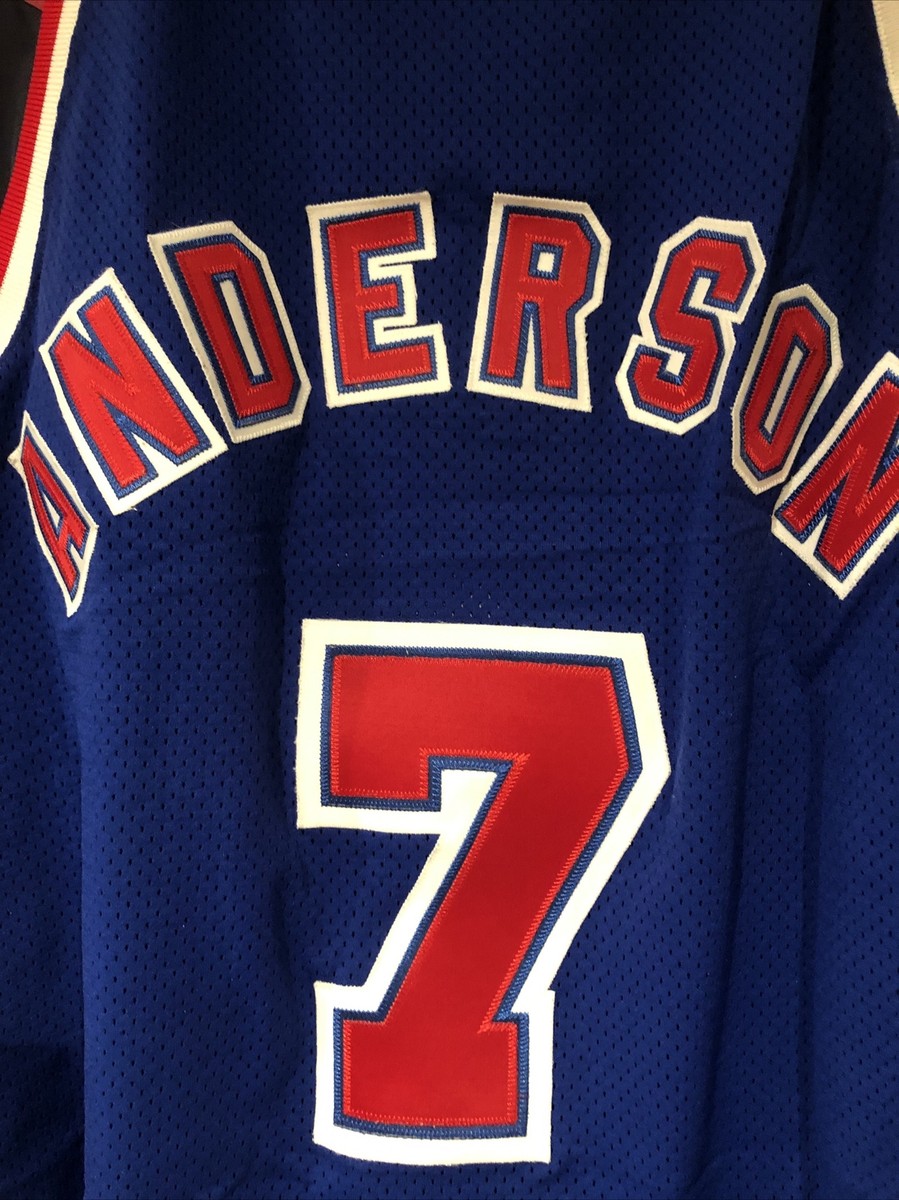 Kenny Anderson Mitchell & Ness 1992-93 Nets Jersey Size 54