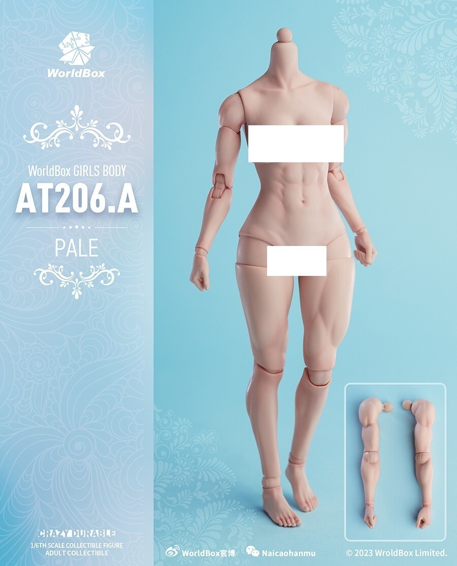 Worldbox AT206 1/6 Female Soldier Muscle Type 12 inch Action