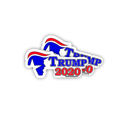Trump 2020 Republican Presidential Election Trump Sticker Decal 2 Pack  8'' wide