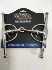 Weaver Full Cheek Eggbutt Snaffle Bit Stainless Steel 5" Bar 6" Shank Horse Tack
