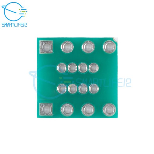 DIP8/SOP8 Adapter Board IC Test Socket 1.27mm to 2.54mm Pitch Converter - Picture 4 of 5