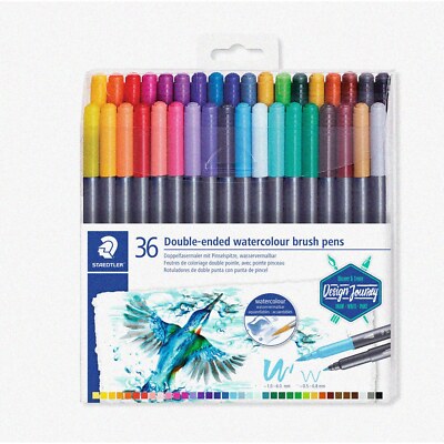 Rainbow Brush: 3001 TB36 ST Double-Ended Watercolour Pen