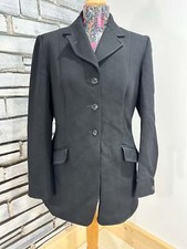 Ladies Size 36 Harry Hall Lightweight Hunt Coat - Black