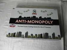 Anti Monopoly COMPLETE University Games 2007 Classic Board Game