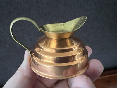 Miniature Copper Brass Metal Kettle Handle Stamped Made in England