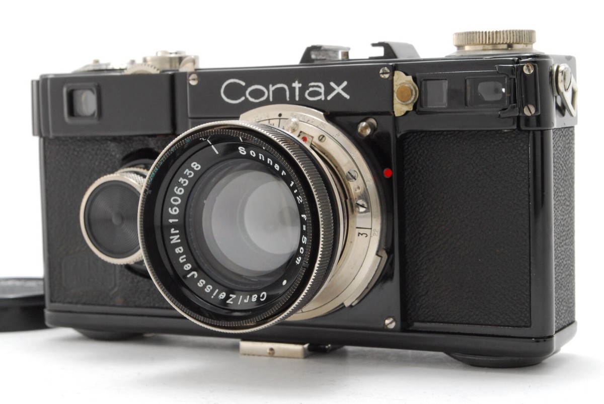 【C7088】CONTAX I型 ブラコン ＋ sonnar 1.5 5cm AB Exc+]ZEISS Ikon Contax I Type 5 Black Nickel Camera