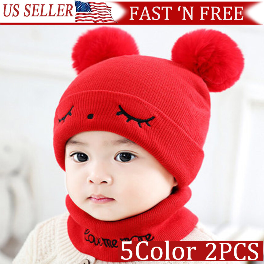 toddler boy hat and scarf set