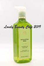 BATH  BODY WORKS / EUCALPTUS MINT / CLEANSING GEL HAND SOAP / 8 FL OZ