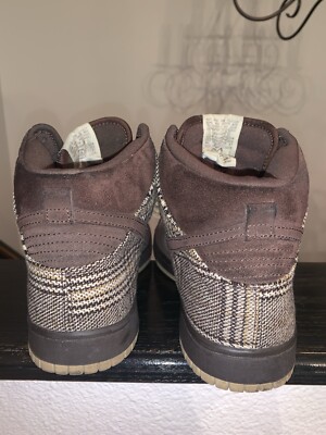 【YeNaK】NIKE 「DUNK HIGH PRO SB TWEED Nike Dunk Pro SB High Tweed Size 9.5 2004 No Box Or Extra