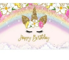 Cartoon Photo Background Vinyl Birthday Party Backdrop
