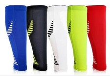Calf Leg Compression Sleeve Sport Shin Pain Splints Cramp Support Running Socks