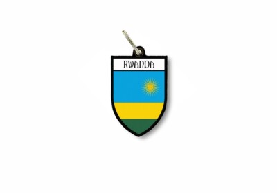 schlüsselanhänger schlüsselband flagge flaggen schild wappen stadt ruanda