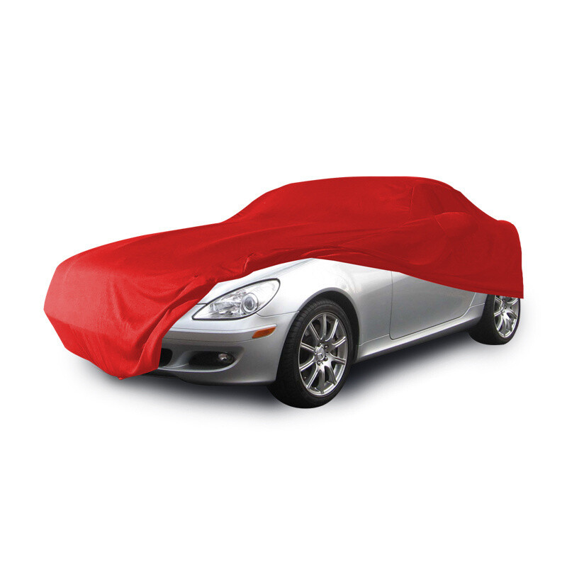 Housse auto sur mesure Coverlux+ rouge anti-rayure pour Mercedes SLK R171