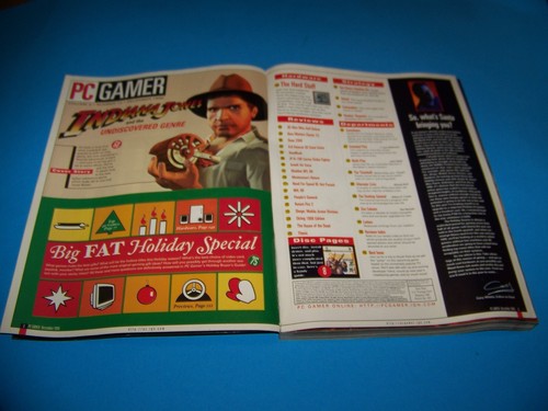 Vintage Computer Video Game Magazine 1998 PC Gamer "Holiday Special" - Imagen 2 de 3