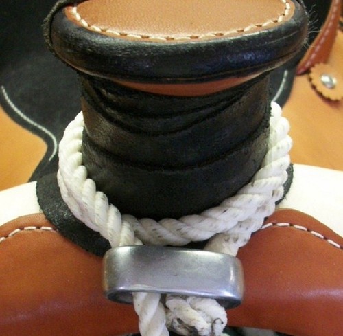Aluminum Horn Knot Holds Rope To Saddle Horn For Tie Down Roping Ebay