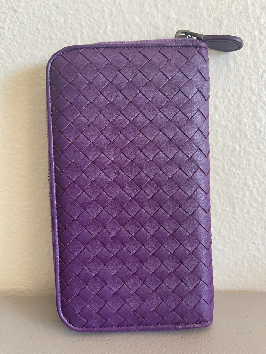 0347 Bottega Veneta Zip Around Wallet Purple | eBay 0347 Bottega Veneta Zip Around Wallet Purple | eBay