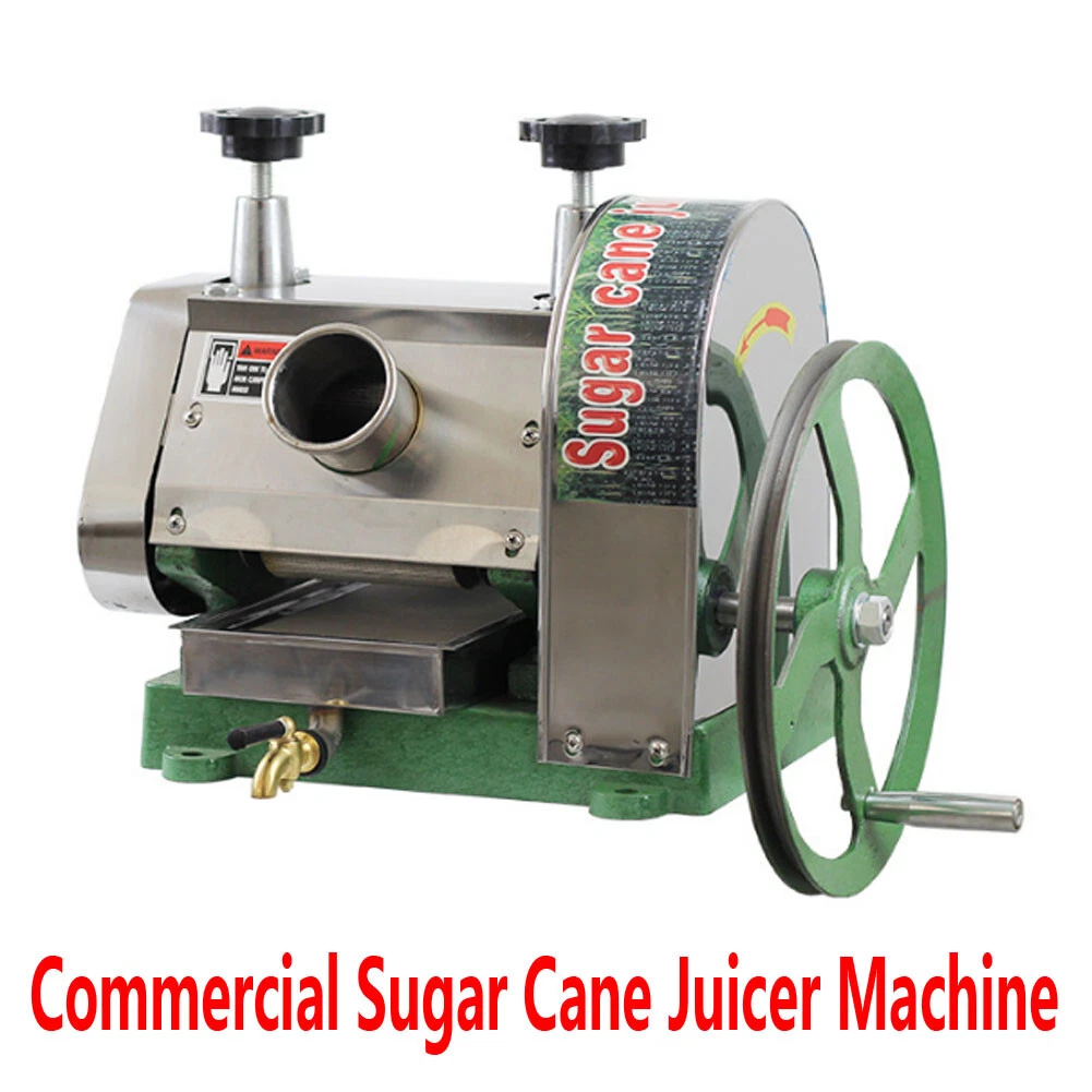 Commercial Manual Sugar Cane Press Juicer Juice Machine Extractor Mill 50kg/h