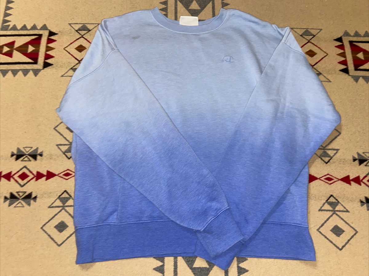 Champion blue sweater women's sale