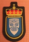 NORWAY NAVY PATCHES - FRIGATE THOR HEYERDAHL  PATCH  -