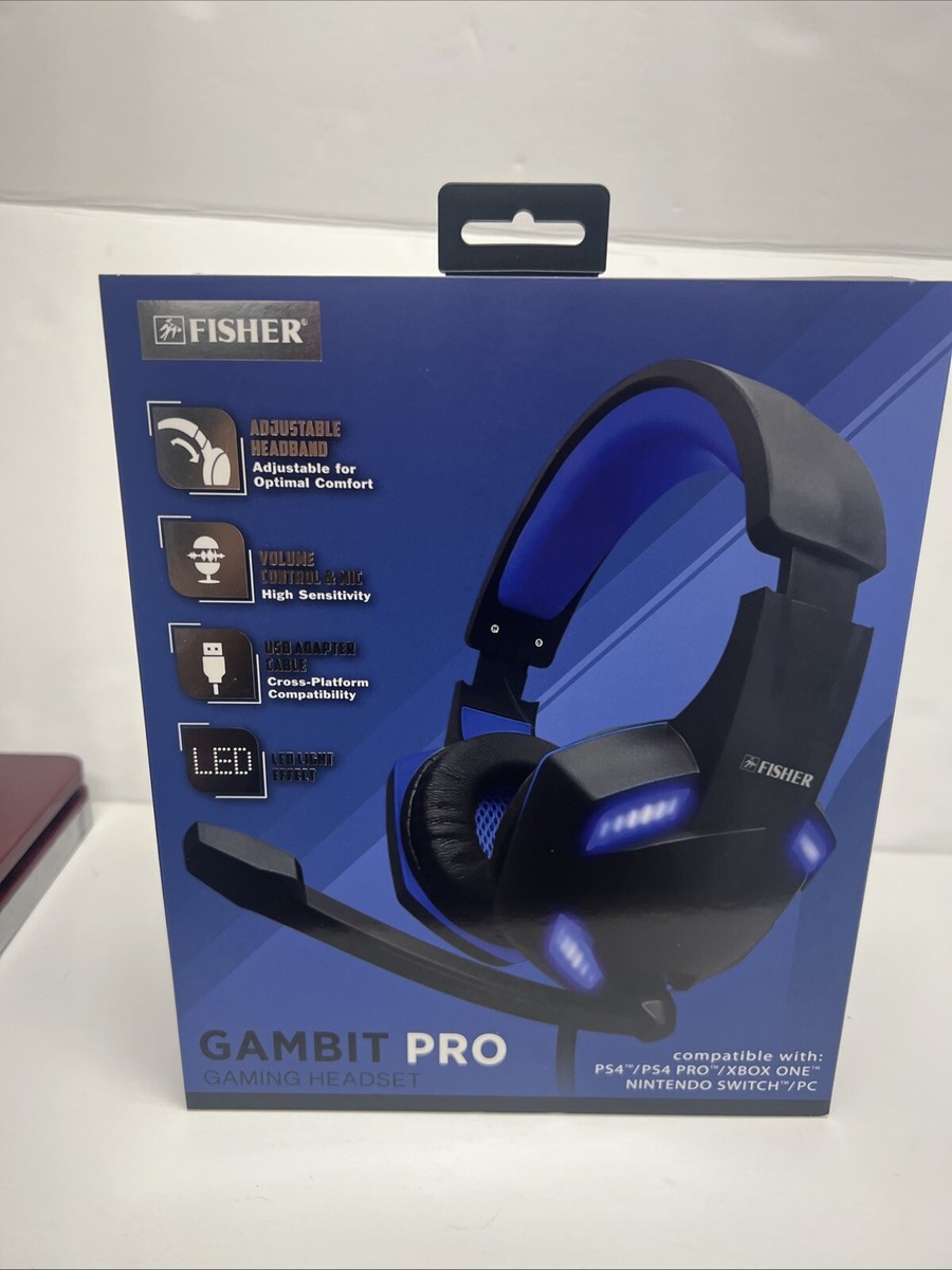 Fisher Gambit Pro Gaming Head Set PS4, Xbox One, Nintendo Switch