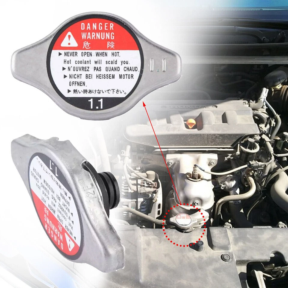 19045-PAA-A01 New Premium Cooling Radiator Cap For 2006-2008 Honda Ridgeline USA - Imagem 4 de 4