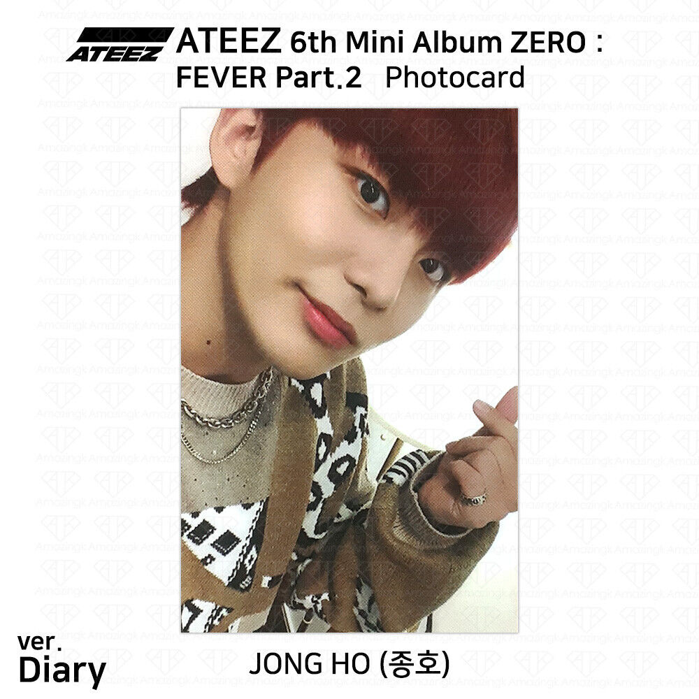 ATEEZ 6th Mini Album Zero Fever Part 2 Official Photocard ATEEZ 6th Mini Album Zero Fever Part 2 Official Photocard